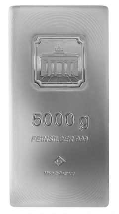 Exklusiver 5.000-Gramm-Premium-Silberbarren „Bundesrepublik Deutschland